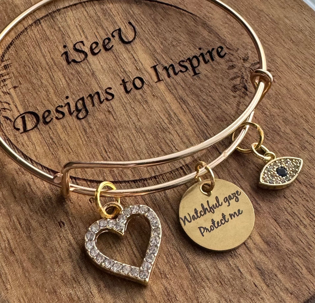 Evil eye charm bracelet