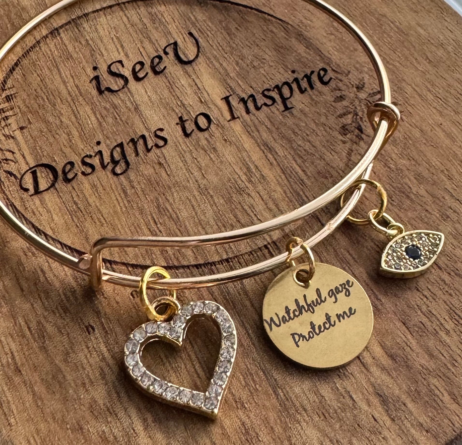 Evil eye charm bracelet