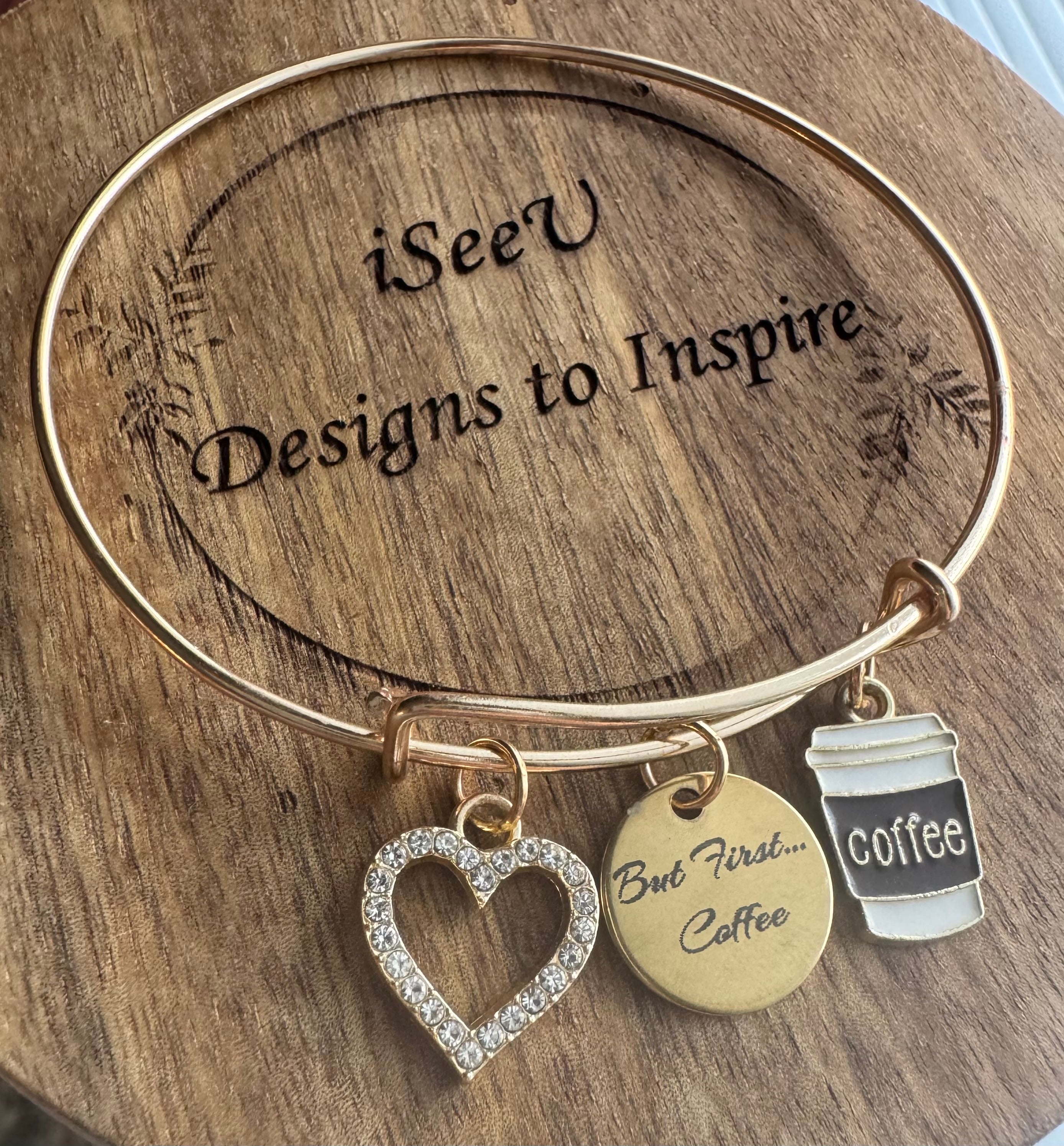 But First…Coffee Charm Bracelet