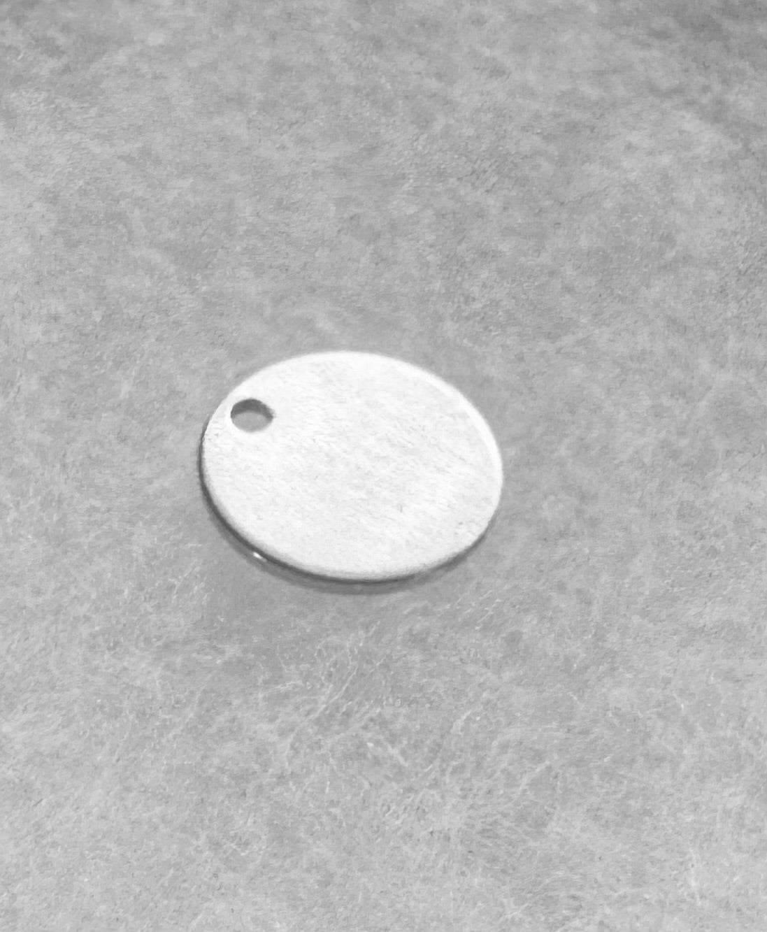 Engraved Round Pendant