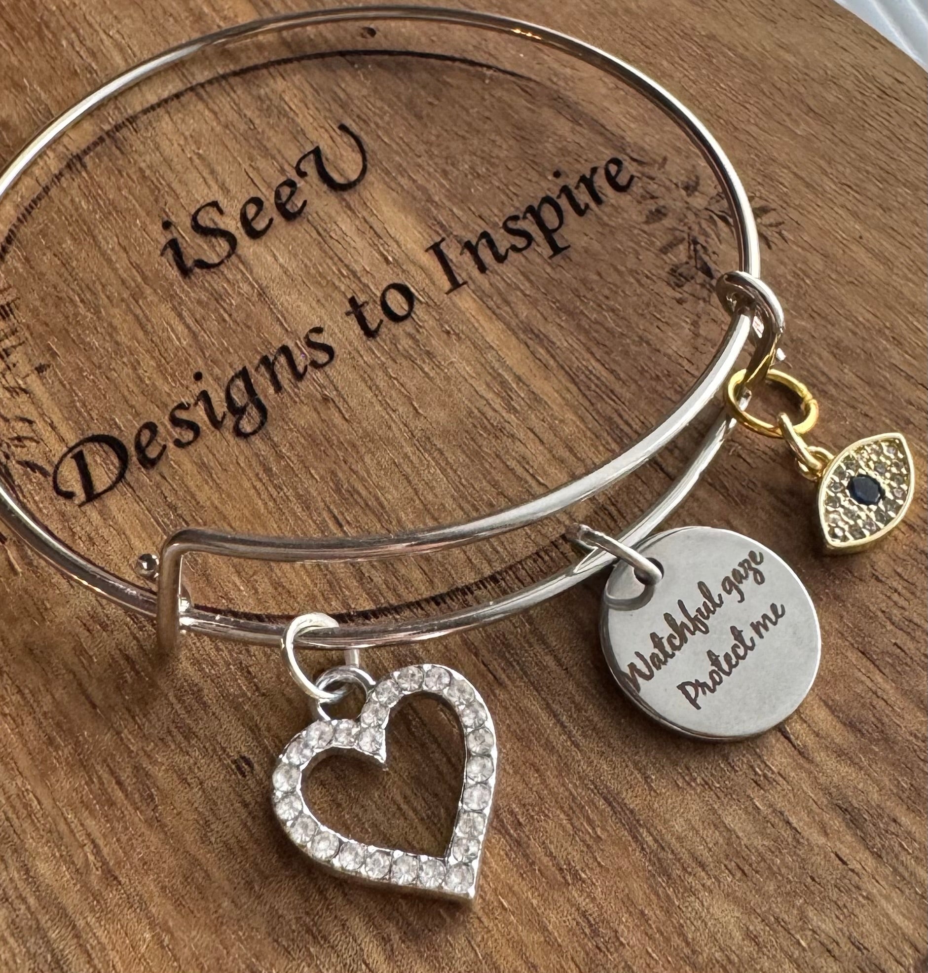 Evil eye charm bracelet