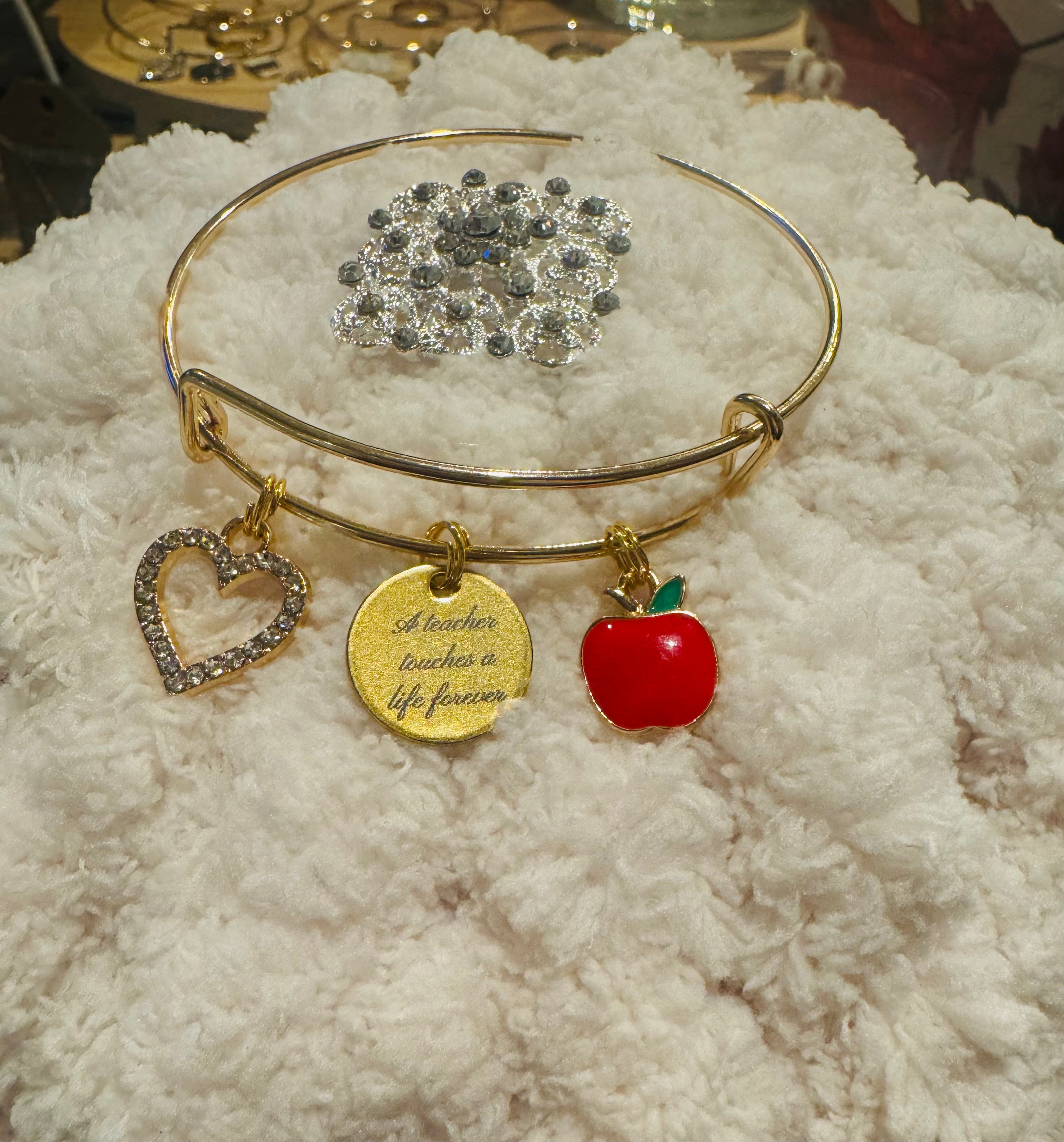 Teacher Charm Bracelet