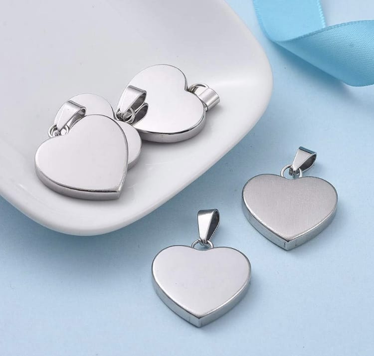 Custom Engraved Large Heart Necklace