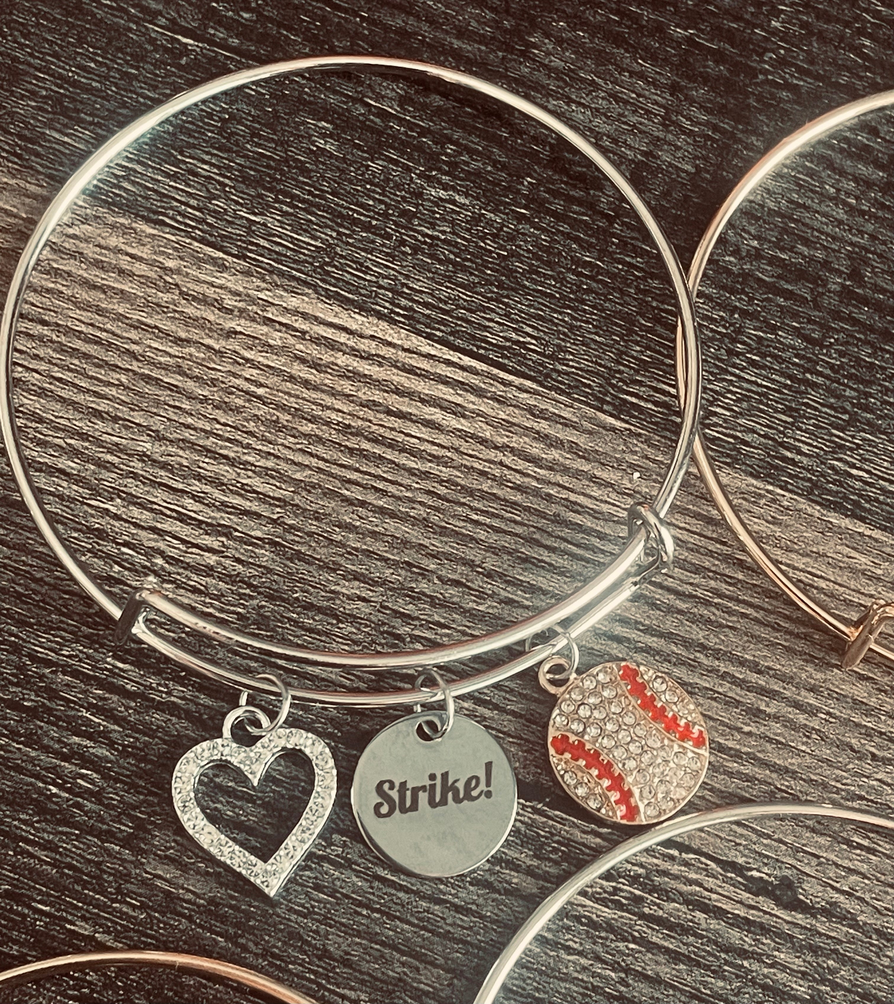 Baseball Charm Bracelets