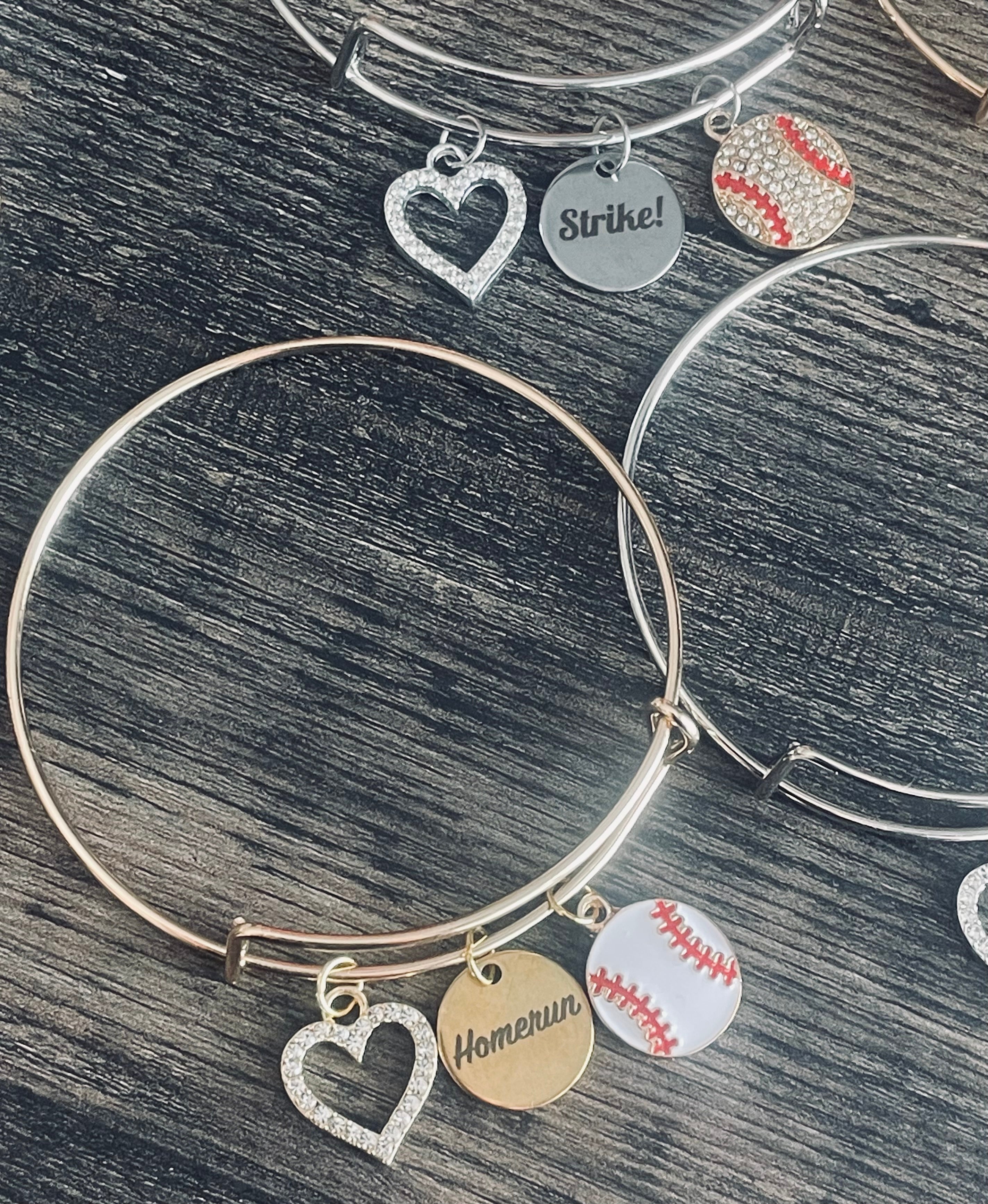 Baseball Charm Bracelets