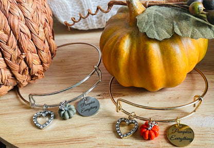 Pumpkin Everything Charm Bracelet