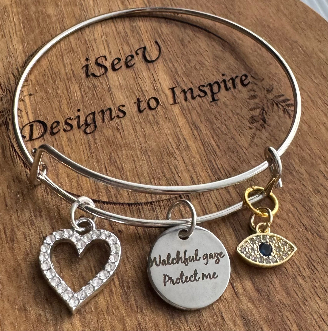 Evil eye charm bracelet