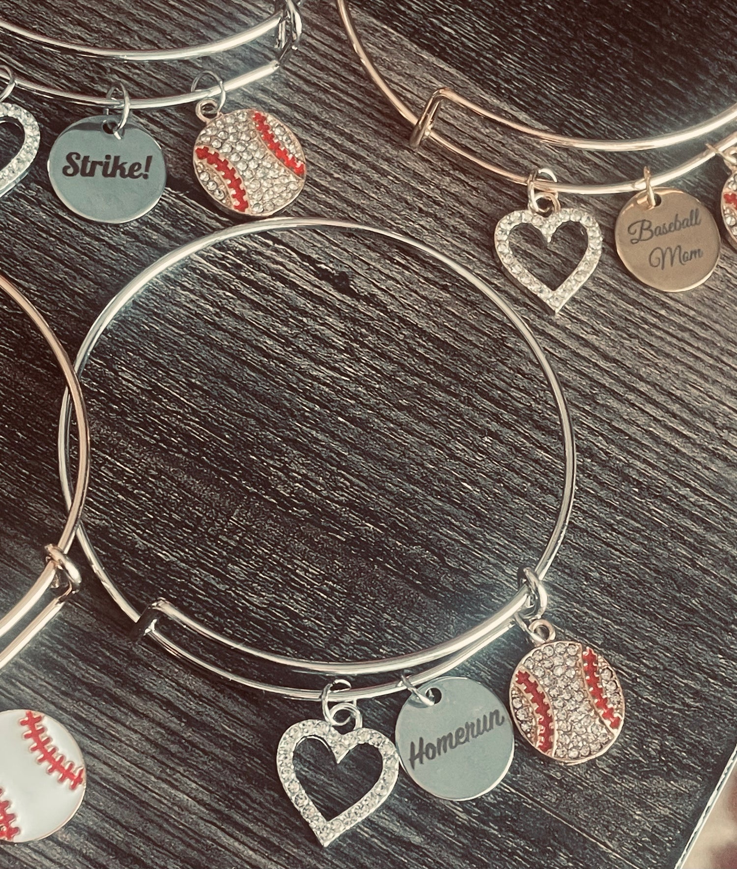 Baseball Charm Bracelets