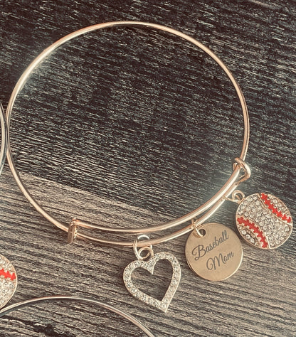 Baseball Charm Bracelets